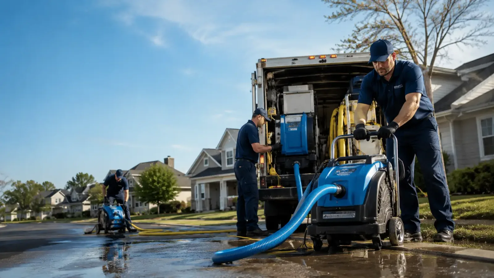 Flood Damage Cleanup in Blue Creek, OH